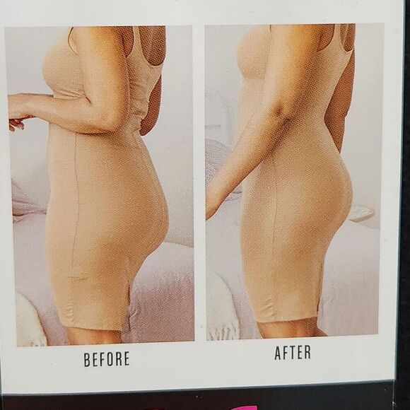 MAIDENFORM SHORTS BOOTY LIFT SHAPEWEAR SIZE 2XL BLACK SMOOTHING WAISTBAND - Picture 4 of 12